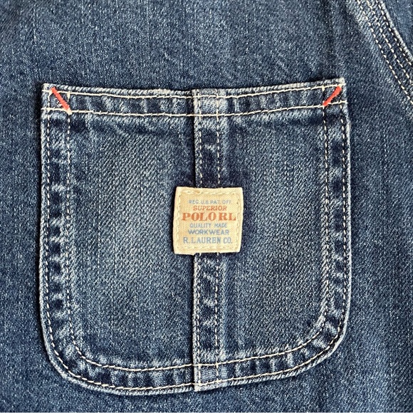 Polo Ralph Lauren Denim Western Carpenter Chore Coat Jacket - Picture 8 of 9